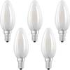 OSRAM HOMELIGHTING 4058075090682 LED EEK E (A - G) E14 Kerzenform 4.2 W = 40 W Warmweiß (Ø x L) 35 mm x 100 mm Filament 5 St.