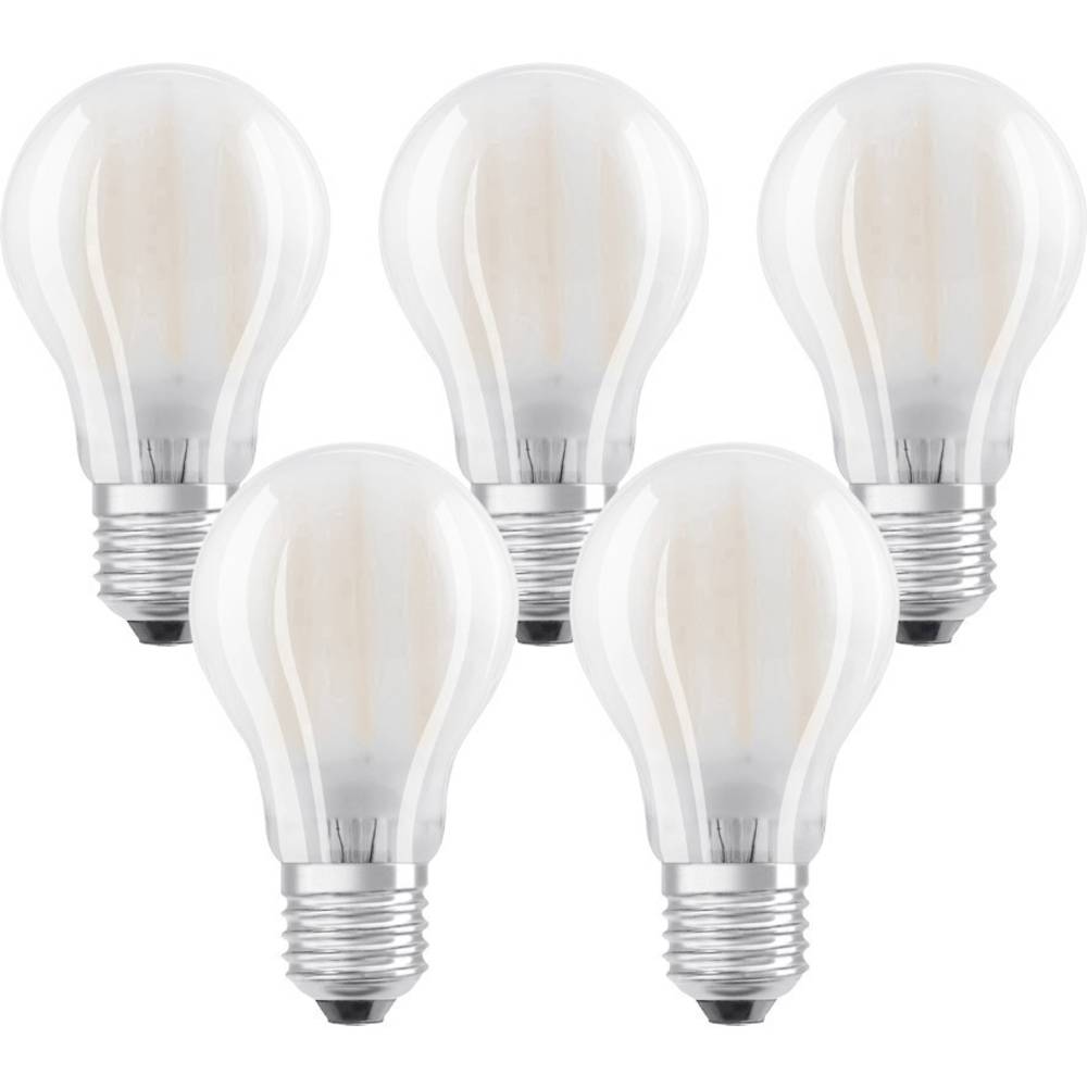 LED-lamp E27 Peer 7 W = 60 W Warmwit Filament-Retro-LED OSRAM 5 stuks