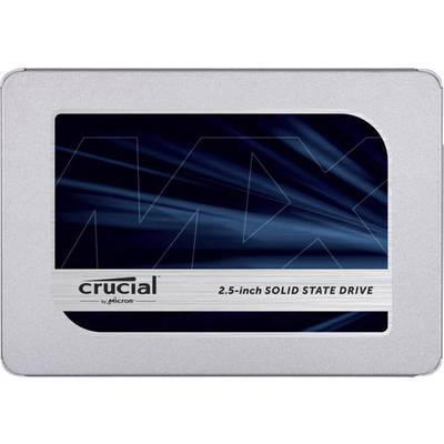 Crucial MX500 500 GB Interne SATA SSD 6.35 cm (2.5 Zoll) SATA 6 Gb/s Retail CT500MX500SSD1