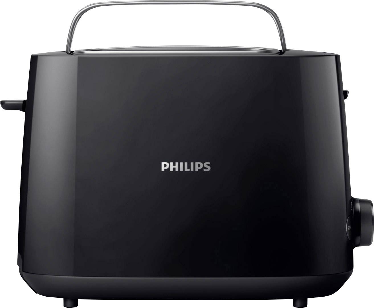 Philips HD2581/90 Toaster mit Brötchenaufsatz Schwarz Conrad