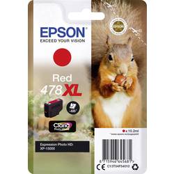 Image of Epson Tinte T04F5, 478XL Original Rot C13T04F54010