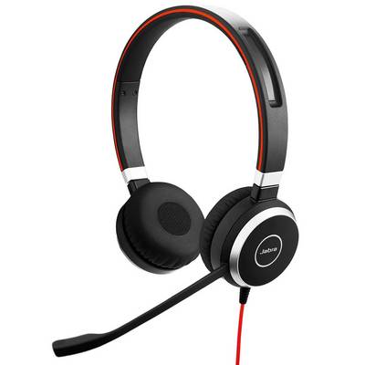 Jabra Headset Evolve 40 Computer On Ear Headset kabelgebunden Stereo Schwarz Noise Cancelling Mikrofon-Stummschaltung