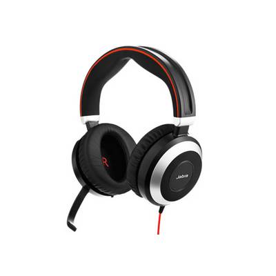 Jabra Evolve 80 UC stereo - Headset - ohrumschließend