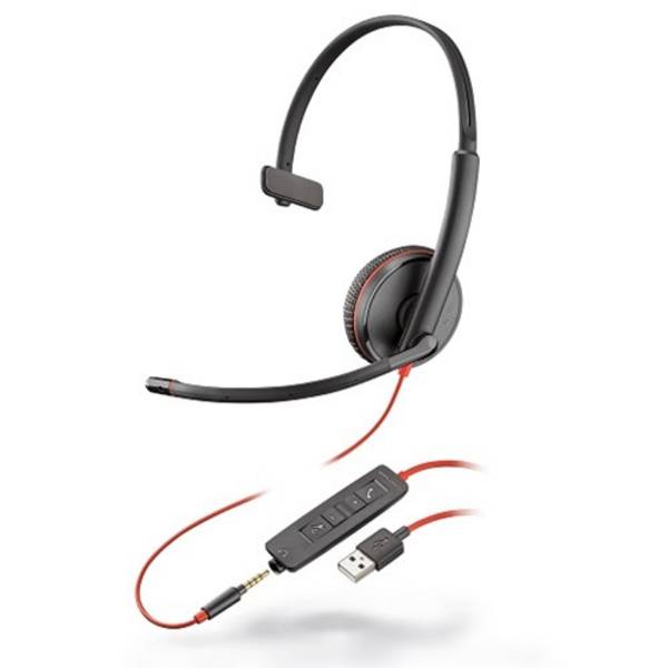 Plantronics   On Ear Headset kabelgebunden   Noise Cancelling Mikrofon-Stummschaltung Computer