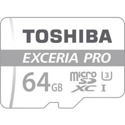 Image of Toshiba EXCERIA™ PRO M401 microSDXC-Karte 64 GB Class 10, UHS-I inkl. SD-Adapter