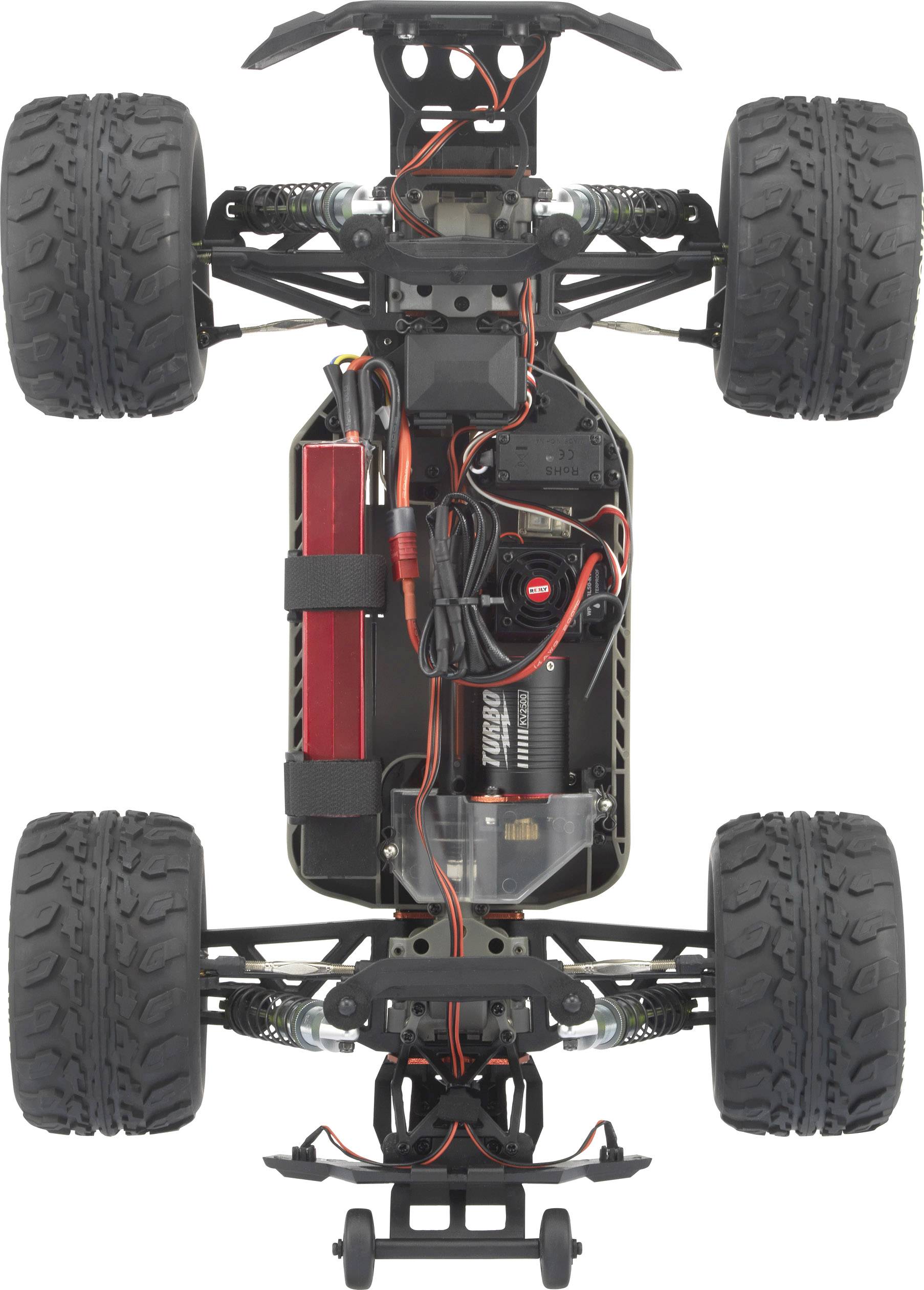 Reely Bad 1 Brushless 1:10 RC Modellauto Elektro Monstertruck Allradantrieb (4WD) 100% RtR 2,4 GHz inkl. Akku, Ladegerät-7
