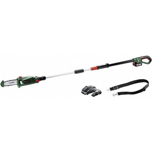 Bosch Home and Garden 06008B3100 UniversalChainPole 18 Akku Hochentaster Tragegurt, inkl. Akku, inkl. Ladegerät 18 V Li-...