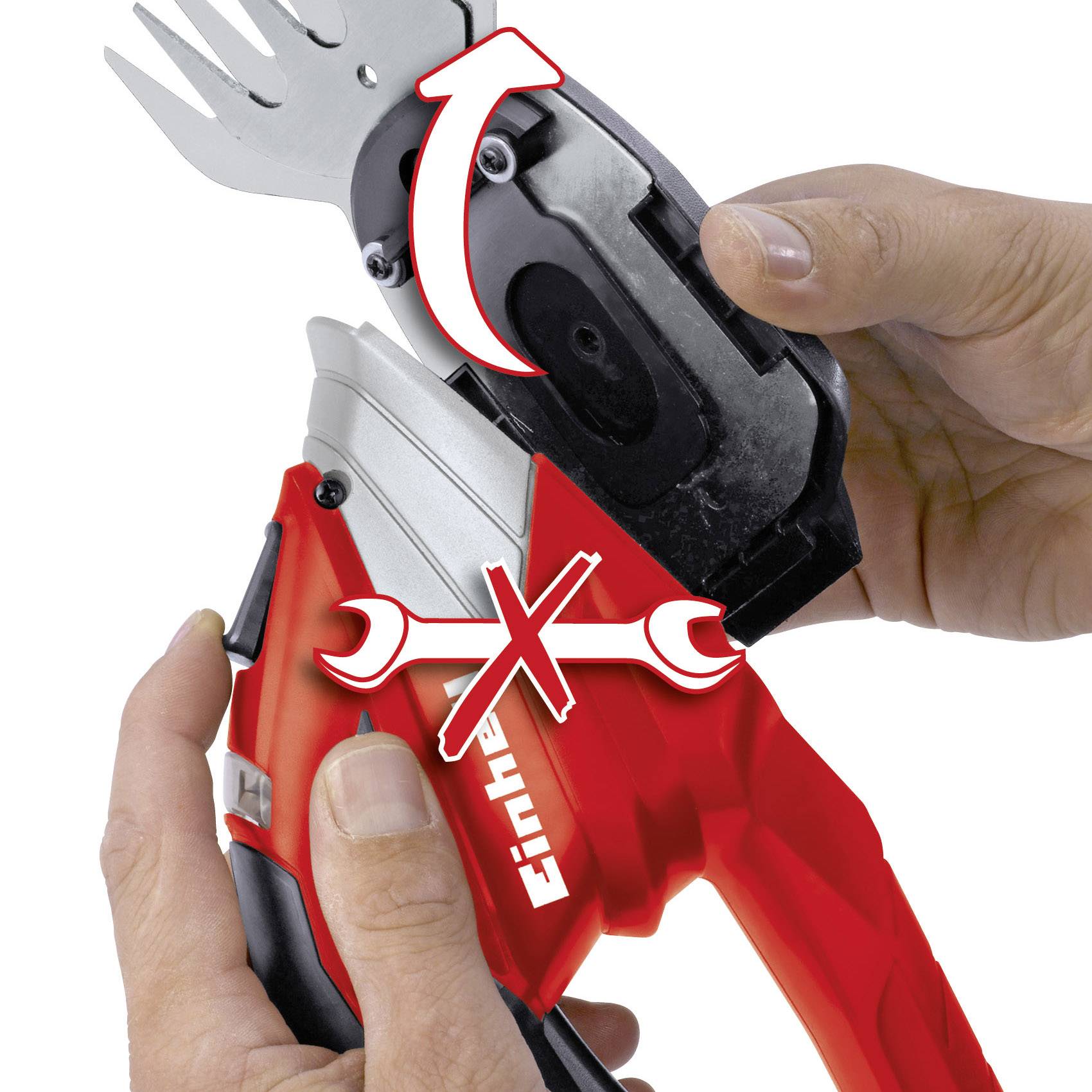 Einhell Akku-Rasen- und Heckenschere GE-CG 12 Li-4