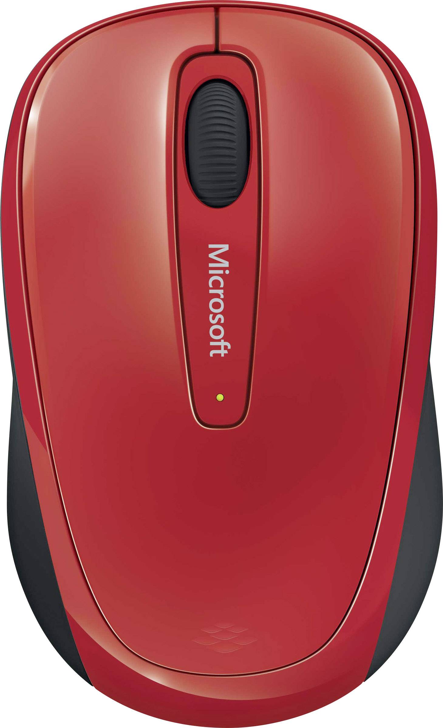 MICROSOFT Mouse Wireless Mobile 3500 flame red