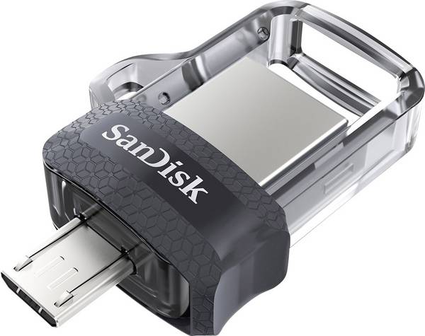 SanDisk Ultra® Dual Drive m3.0 USB-Zusatzspeicher Smartphone/Tablet Mehrfarbig 32 GB USB-A (USB 3.2 Gen 1)