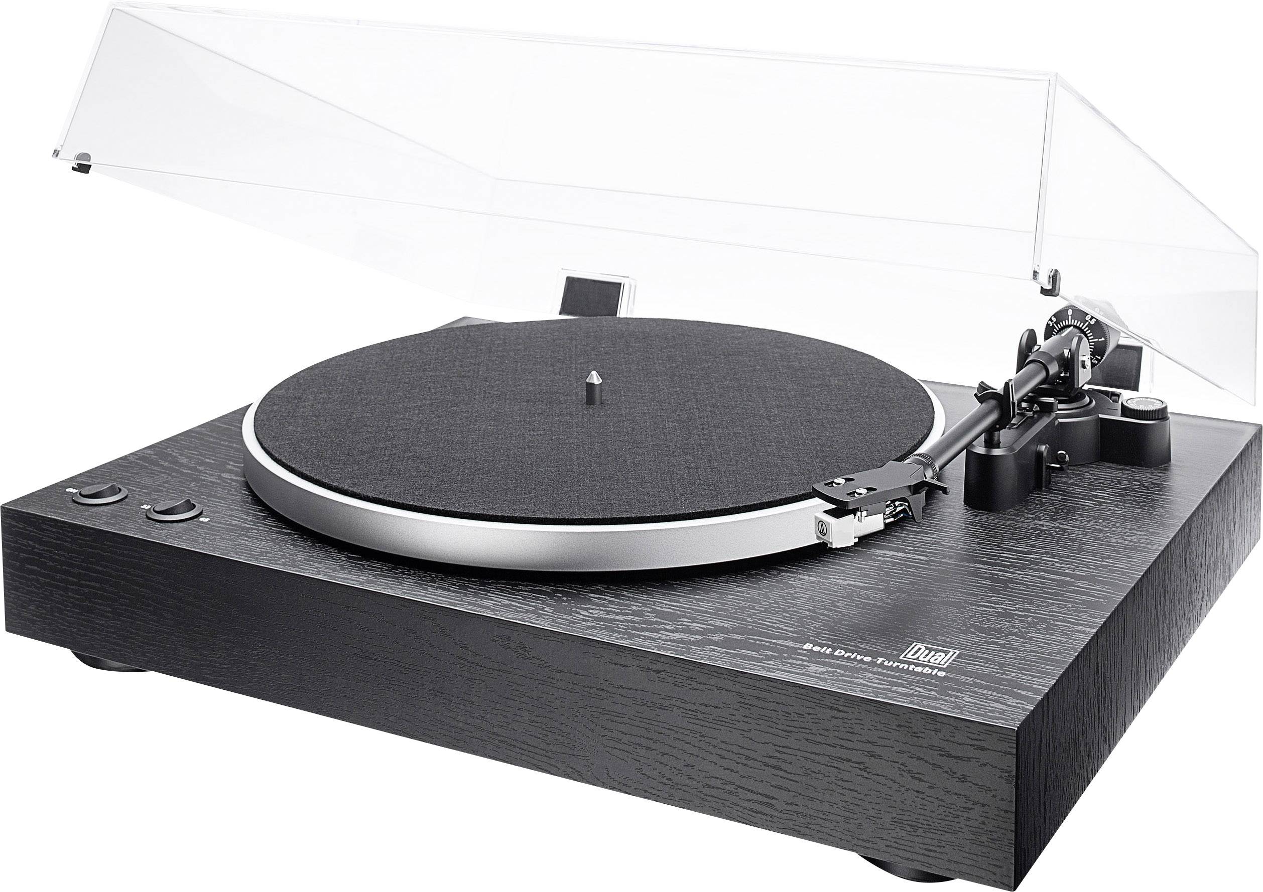 DT 450 Plattenspieler Riemenantrieb Schwarz