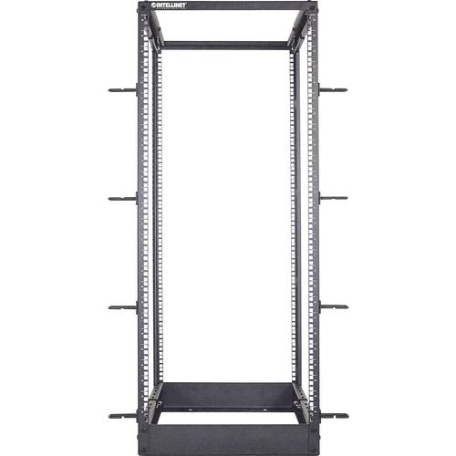 Intellinet 19 Laborgestell 4 Pfosten 48HE Flatpack schwarz 19 Zoll Verteilerrahmen (B x H x T) 515 x 2273 x 559 mm 48 HE...
