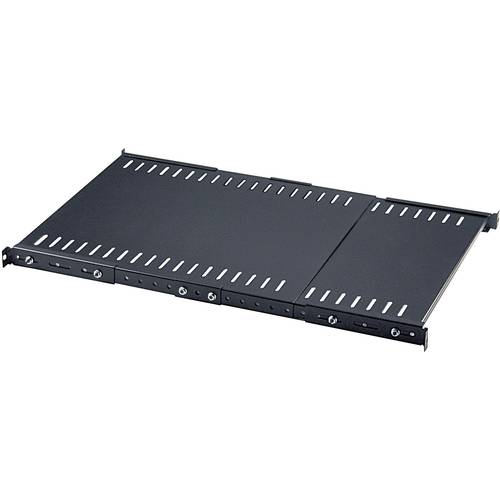 Intellinet 714389 19 Zoll Netzwerkschrank-Geräteboden 1 HE Ausziehbar Geeignet für Schranktiefe: ab 800 mm Schwarz (RAL ...