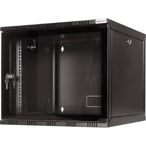 Thumbnail - LogiLink 19 WALLMOUNT SOHO BOX 12U 540*400, BLACK, FLATPACK 19 Zoll Wandgehäuse (B x H x T) 540 x 589 x 400 mm 12 HE Sch...