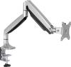 LogiLink BP0042 Monitor-Tischhalterung 1 Display(s) 33,0 cm (13") - 81,3 cm (32") Silber Höhenverstellbar, Neigbar, Schwenkbar, Drehbar