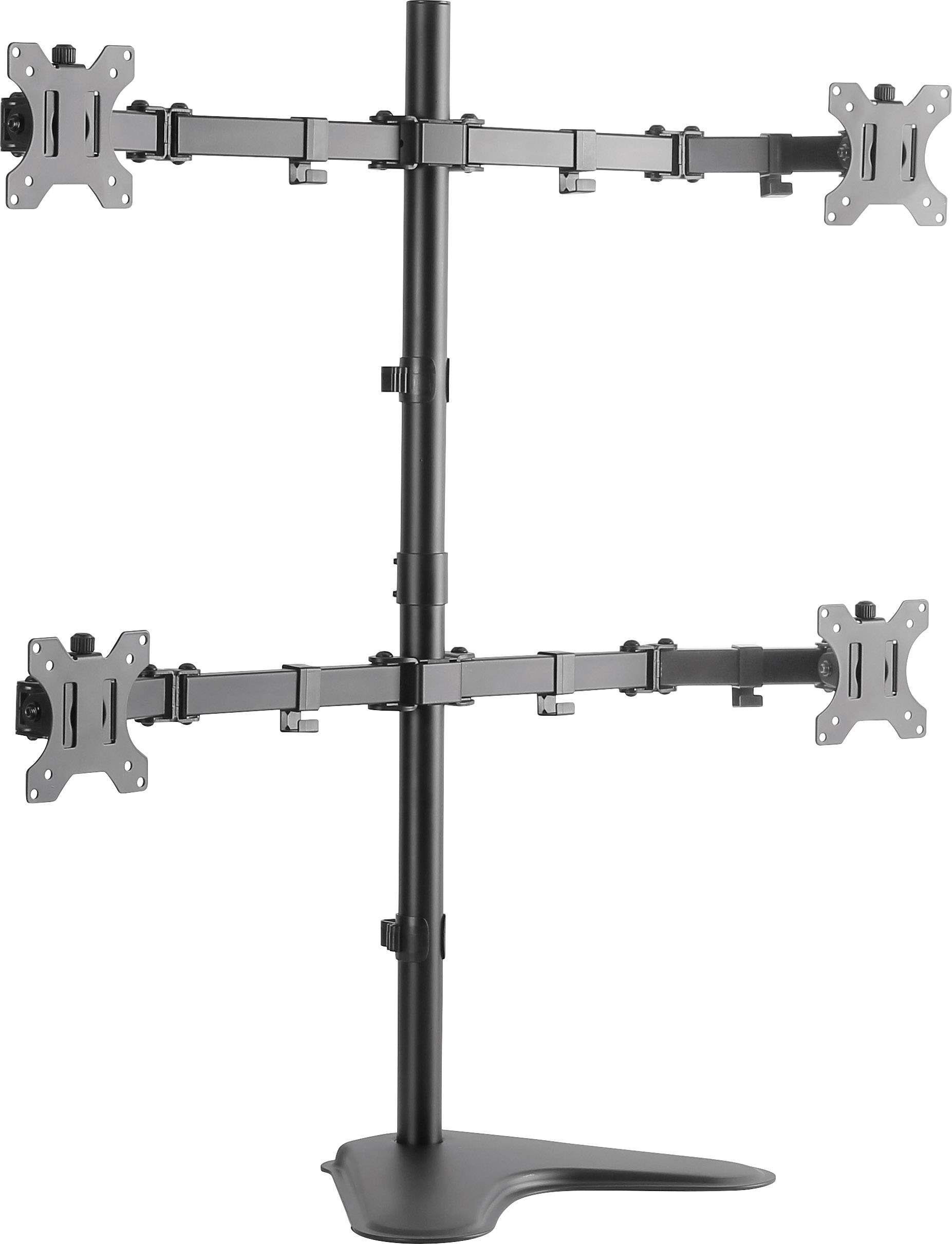 LOGILINK TV-Wandhalterung, Quad Monitor Desk Stand