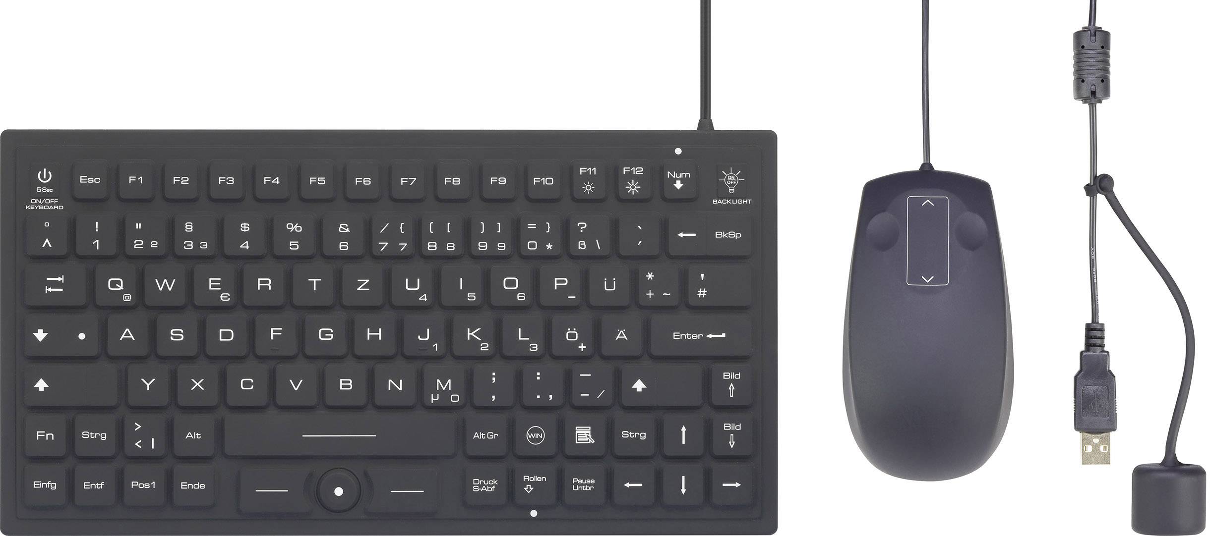 Sets clavier + souris (bureau) – protégés contre les projections d'eau →