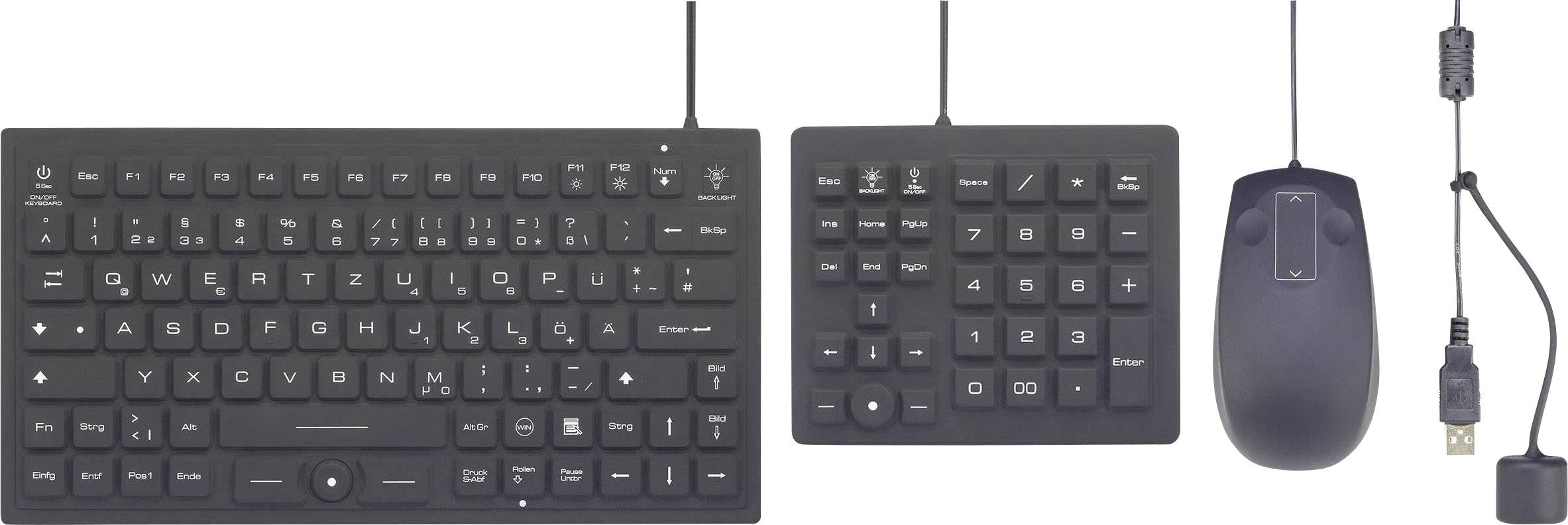 Sets clavier + souris (bureau) – protégés contre la poussière →