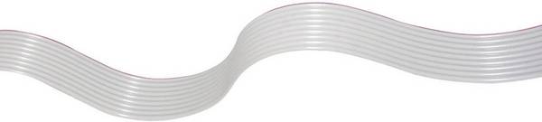 econ connect 28AWG6GR Flachbandkabel Rastermaß: 1.27 mm 6 x 0.08 mm² Grau 30.50 m
