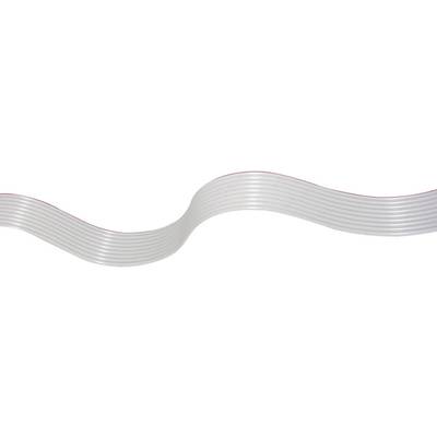 Eine weiße, flexible Schlauchleitung mit roter Markierung schlängelt sich in einer Wellenform.