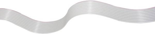 econ connect 28AWG25GR Flachbandkabel Rastermaß: 1.27 mm 25 x 0.08 mm² Grau 30.50 m