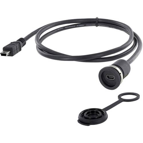 Mini USB 2.0 Typ B Chassisbuchse, Einbau M16 1310-1011-02 encitech Inhalt: 1 St.