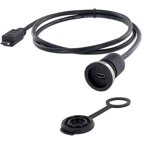 Micro USB 2.0 Typ B Chassisbuchse, Einbau M16 1310-1013-02 encitech Inhalt: 1 St.