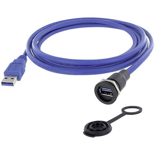 USB 3.0 Typ A Chassisbuchse, Einbau M16 1310-1015-01 encitech Inhalt: 1 St.