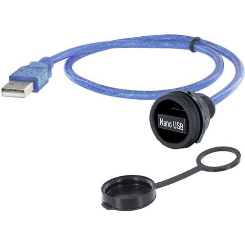 USB 2.0 Stecker A Chassisbuchse, Einbau 1310-1032-01 M22 1310-1032-01 encitech Inhalt: 1 St.