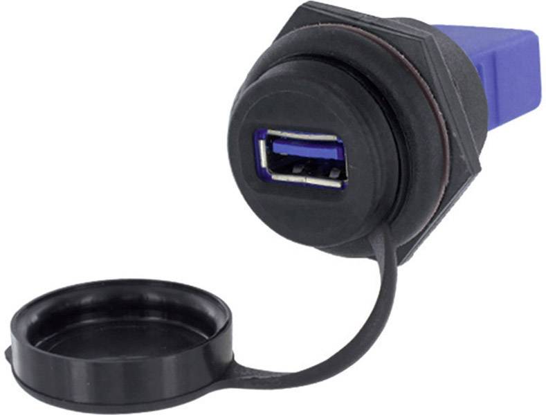 USB 3.0 Buchse A Adapter, Einbau 1310-1034-01 M30 encitech Inhalt: 1 St ...