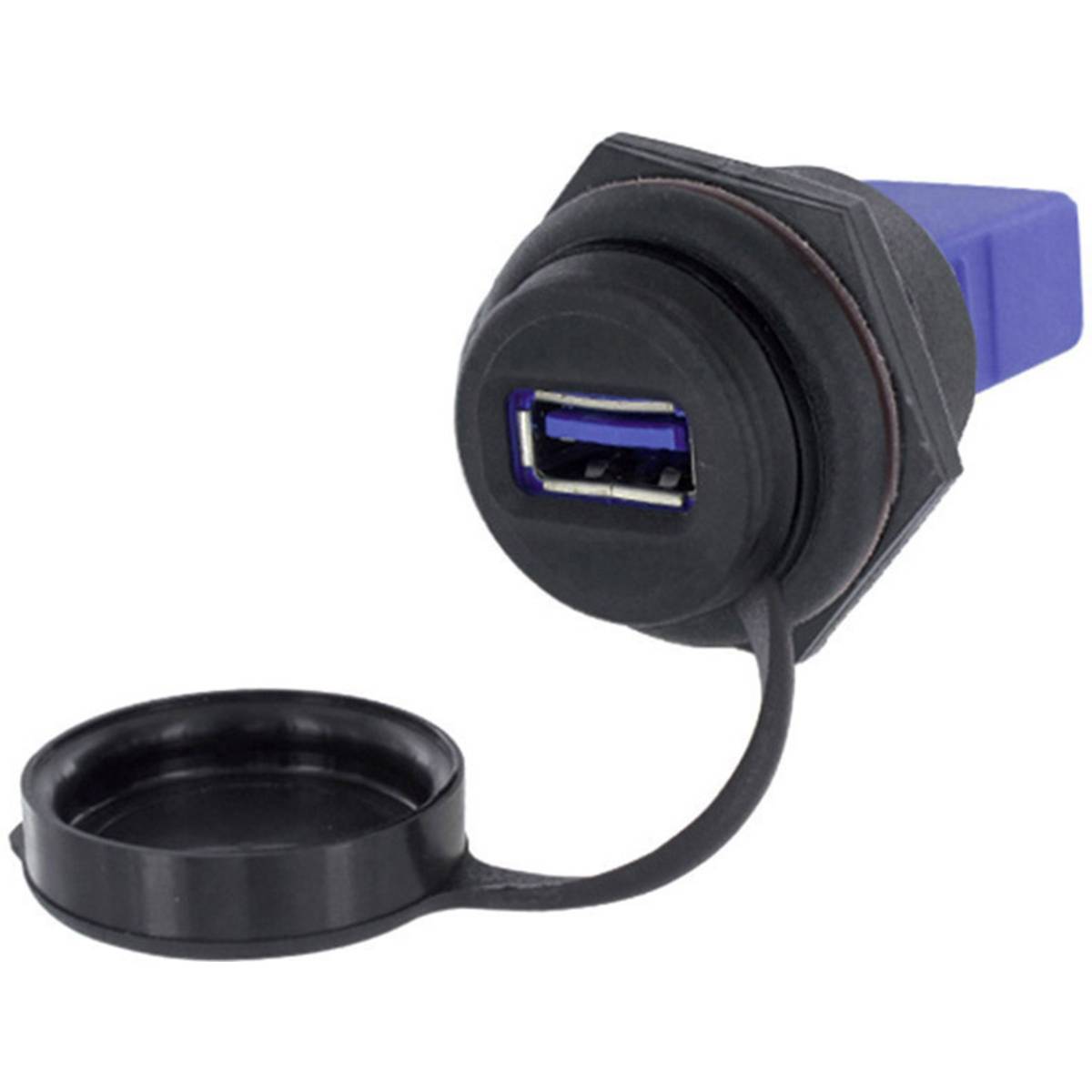 USB 3.0 Buchse A Adapter, Einbau 1310-1034-01 M30 encitech Inhalt: 1 St ...