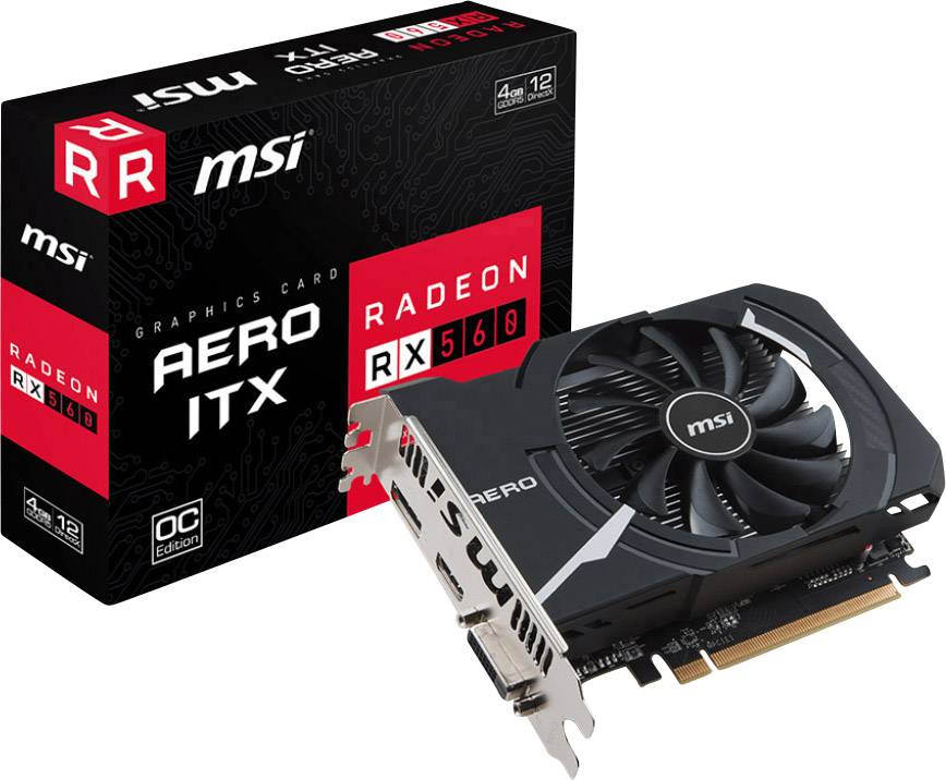 MSI RX 560 AERO ITX 4G OC - Grafikkarten""-0