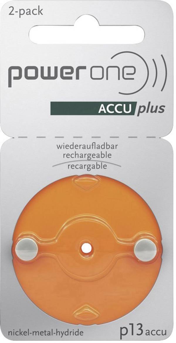 Powerone P13 Hörgeräteakku ZA13 NiMH 28 mAh 1.2 V 2 St.
