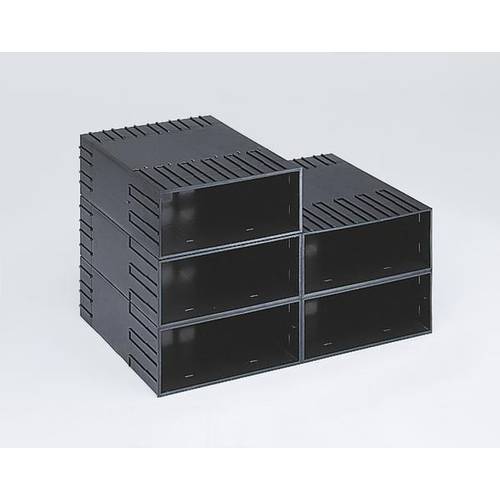 Plastipol Scheu 1657843 Gehäuse für Schubladensystem (B x H x T) 162 x 102 x 345 mm Schwarz 1 St.