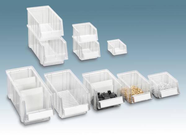 Treston 527510 Sichtlagerkasten (B x H x T) 105 x 75 x 165 mm Transparent 60 St.