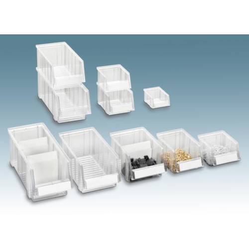 Treston 527510 Sichtlagerkasten (B x H x T) 105 x 75 x 165 mm Transparent 60 St.