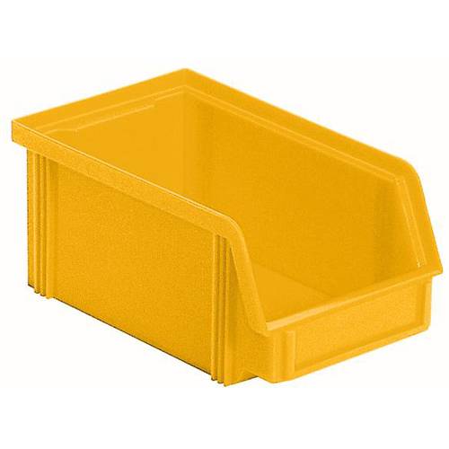 BRB Lagertechnik 974314 Sichtlagerkasten lebensmittelgeeignet (B x H x T) 100 x 77 x 170 mm Gelb 40 St.