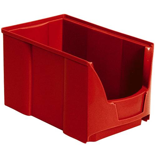 Thumbnail - BRB Lagertechnik 977323 Sichtlagerkasten lebensmittelgeeignet (B x H x T) 200 x 200 x 360 mm Rot 8 St.