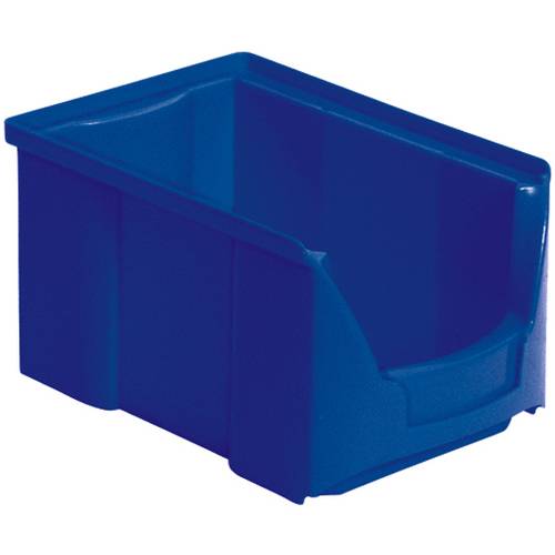 Thumbnail - BRB Lagertechnik 977356 Sichtlagerkasten lebensmittelgeeignet (B x H x T) 145 x 125 x 230 mm Blau 25 St.