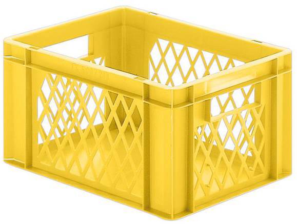 LA-KA-PE 204050 Stapelbehälter lebensmittelgeeignet (L x B x H) 400 x 300 x 210 mm Gelb 4 St.