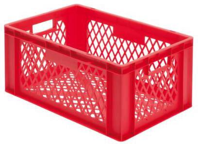 LA-KA-PE 204176 Stapelbehälter lebensmittelgeeignet (L x B x H) 600 x 400 x 270 mm Rot 2 St.