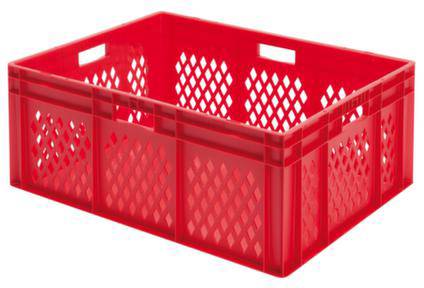 LA-KA-PE 1657928 Stapelbehälter Favorit lebensmittelgeeignet (L x B x H) 800 x 600 x 320 mm Rot 1 St.