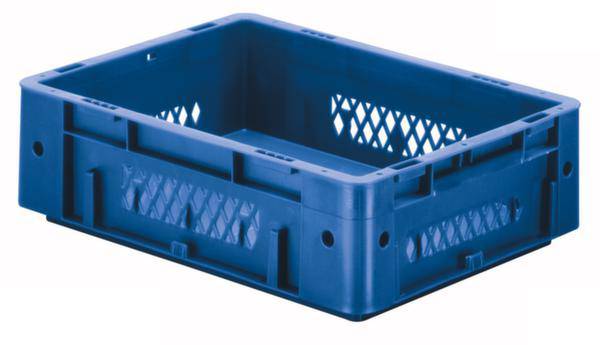 LA-KA-PE VTK 400/120-1 Stapelbehälter lebensmittelgeeignet (L x B x H) 400 x 300 x 120 mm Blau 4 St.