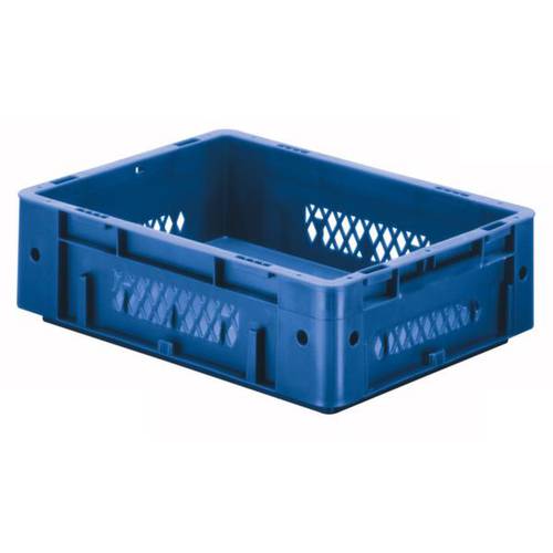 LA-KA-PE VTK 400/120-1 Stapelbehälter lebensmittelgeeignet (L x B x H) 400 x 300 x 120 mm Blau 4 St.