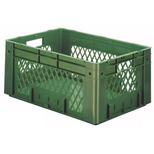 LA-KA-PE VTK 600/270-1 Stapelbehälter lebensmittelgeeignet (L x B x H) 600 x 400 x 270 mm Grün 2 St.