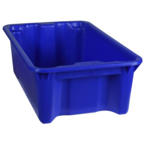Thumbnail - Plastipol Scheu 1657985 Stapelbehälter lebensmittelgeeignet (L x B x H) 590 x 380 x 202 mm Blau 1 St.