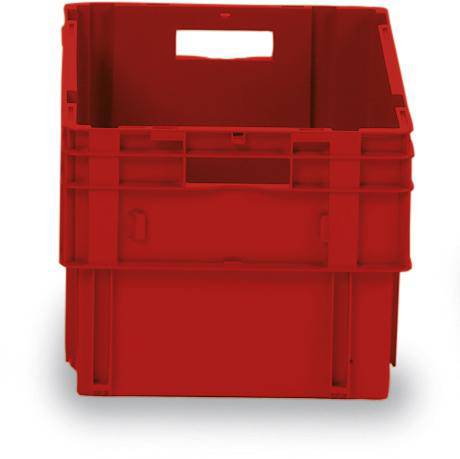 LA-KA-PE 510061 Drehstapelbehälter lebensmittelgeeignet (L x B x H) 600 x 400 x 320 mm Rot 2 St.