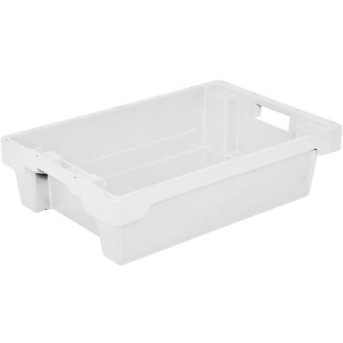 BRB Lagertechnik 1657991 Drehstapelbehälter lebensmittelgeeignet (L x B x H) 600 x 400 x 150 mm Naturweiß 1 St.