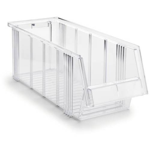 Treston 527515 Sichtlagerkasten (B x H x T) 186 x 156 x 500 mm Transparent 12 St.