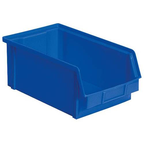 BRB Lagertechnik 974256 Sichtlagerkasten lebensmittelgeeignet (B x H x T) 200 x 145 x 350 mm Blau 12 St.